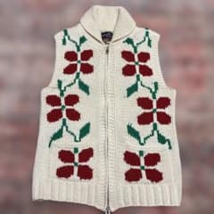 KANATA（カナタ） カウチンベスト シリアルNO.入り カナダ ビンテージ