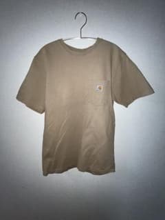 Carhartt ベージュ Tシャツ ポケット付きのサムネイル