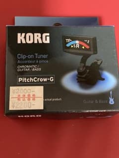 【新品未使用】KORG PitchCrow-G AW-4G クリップ式チューナーのサムネイル