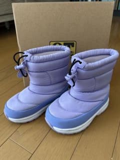HAWKINS ホーキンス　キッズ スノーブーツ パープル　18センチ