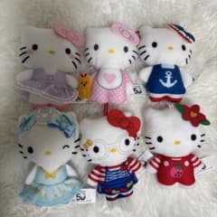 ハローキティ 50周年 マスコット 6種セットのサムネイル