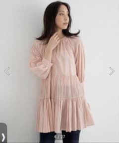 ANAYI/アナイ/定価33000円コットンシルクローンティアード　ブラウス ANAYI/アナイ/定価33000円コットンシルクローンティアード ブラウス