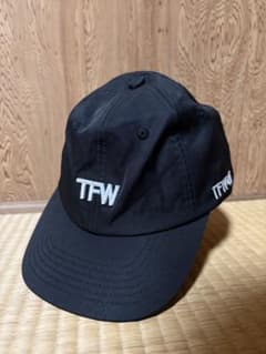 TFW49 黒キャップ TFWロゴ刺繍 TFWロゴ刺繍 黒キャップ フリーサイズ - メルカリ