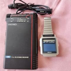 美品】セイコーテレビ付ウォッチ レシーバーセット - メルカリ
