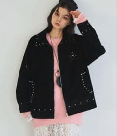 【新品タグ付き】SUEDE STUDS JACKET/スエードスタッズジャケットのサムネイル