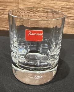 バカラ ロックグラス Baccarat 赤シール 刻印有 美品のサムネイル
