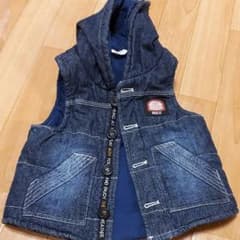 デニムベスト90㎝♥ブリーズのサムネイル