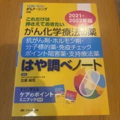 がん化学療法の薬 はや調ベノート 2021・2022年版のサムネイル