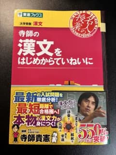 寺師の漢文をはじめからていねいにのサムネイル