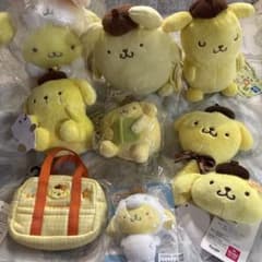 【全て新品】ポムポムプリン ぬいぐるみ マスコット ミラー 詰め合わせセット 全て新品】ポムポムプリン ぬいぐるみ マスコット ミラー 詰め合わせ