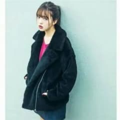 【GRL】藤田ニコル&吉木千沙都着用 BIGボアジャケットのサムネイル