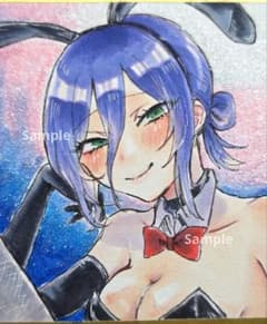 ファンアート 手描き アナログ イラスト レゼ チェンソーマン - メルカリ