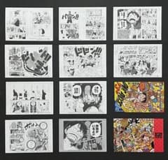 ONE PIECE [독자가 선택한 이름 장면 10 선! 미니 복제 원화] 컴플리트