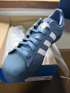 新品　常田大希　スニーカー　adidas atmos SST 27cmブルーのサムネイル
