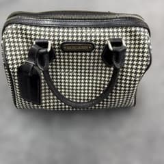 ラルフローレン コンビボストンバッグ 千鳥格子 ミニボストン