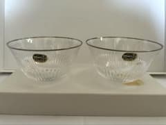 【新品】BOHEMIA Crystal ボヘミアガラス グラス 2客セットのサムネイル
