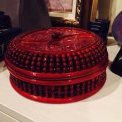 美品 アンティーク 調 お茶菓子 ケース！のサムネイル