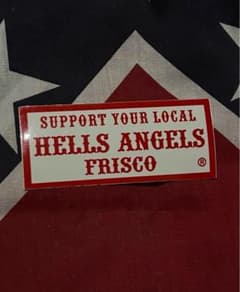 HELLS ANGELS ヘルズエンジェルステッカービンテージ FRISCO - メルカリ