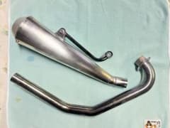 ラピン様用 SR400 メガホンマフラー オレンジブルバード製のサムネイル