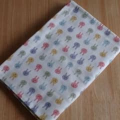 こばやし BY COTTON うさぎ柄 ガーゼ生地のサムネイル