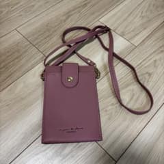 TAOMICMIC スマホショルダーバッグ くすみピンクのサムネイル
