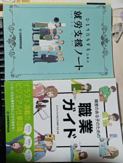 障がいのある子のための職業ガイド、 就労支援ノート 2冊セットのサムネイル