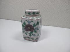煎茶道具　茶入　四角　平安清昌作　京焼　茶心壷　茶壷 煎茶道具 茶入 四角 平安清昌作 京焼 茶心壷 茶壷 - メルカリ