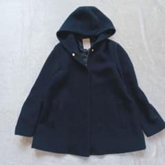 シップス フード付 ネイビーウールコート khaju ネイビー 38 - メルカリ