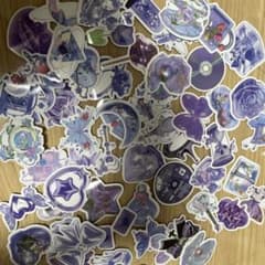 パープル系 フレークシール 大量セットのサムネイル