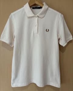 FRED PERRY レディース 半袖 ポロシャツ ホワイトのサムネイル