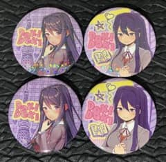 【シークレットあり】 ドキドキ文芸部 サヨリ 缶バッジ5個　DDLC ドキドキ文芸部 DDLC 東京タワーコラボ ユリ 缶バッジ 4種セット