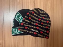 Supreme ニット帽セット ネイビー グリーンのサムネイル