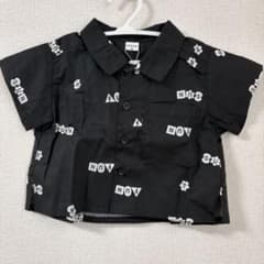 P.premier 半袖シャツ ブラック 80cmのサムネイル