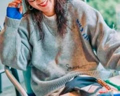 niko andMisayo 配色ドルプルオーバー グレー 完売品 - メルカリ