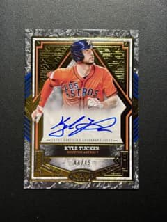 49 カイル・タッカー 2025 Topps Tier one 直筆サイン - メルカリ
