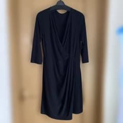 Joollet カシュクールワンピース ブラック Lサイズのサムネイル