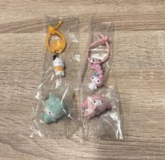 サンリオ ななほしカラフルマルチチャーム　もこもこパンダフロッキーマスコットのサムネイル