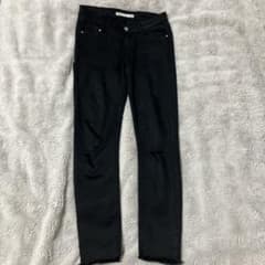 ZARA Trafaluc デニム スキニーパンツ ブラックのサムネイル