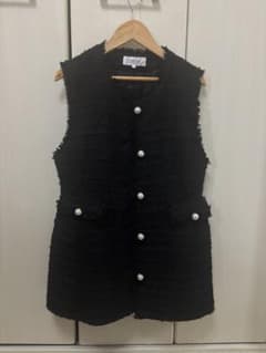 Arpage story ツイード ペプラムジレ ベスト - メルカリ