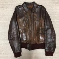 40s a-2 フライトジャケット　赤リブ　ヴィンテージ  実物　値下げ中のサムネイル