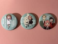 SPY×FAMILY 캔 배지 3종 세트 오사카 만박 한정