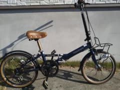 パナソニック　ビーンズハウス　6段　オートライト　20インチ　折り畳み自転車のサムネイル