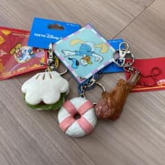 うきわマン&ターキーレッグ&パオバーガー　キーチェーンのサムネイル