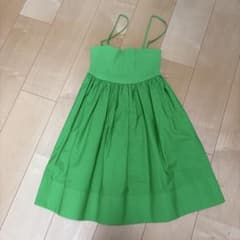 ZARA グリーン キャミワンピース Sサイズのサムネイル