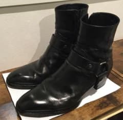 SAINT LAURENT リングブーツ 希少な6cmヒール 付属品完備 - メルカリ