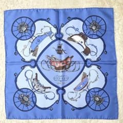 極美品 HERMES SPRINGS カレ45 プチカレ ブルー 極美品 HERMES SPRINGS カレ45 プチカレ ブルー - メルカリ