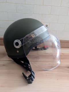 リード工業 (LEAD) バイク用 ハーフヘルメット 　マットグリーンのサムネイル