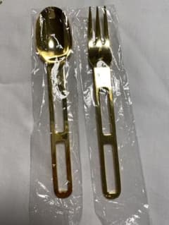 YAMACOヤマコー　ゴールドカラー フォーク 新品7本+おまけ3本(計10本) yamaco ゴールド カトラリー スプーン フォーク セット - メルカリ