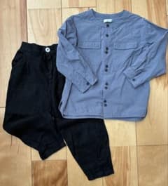 n.o.u.s ブラウス120cmとZARAリネンパンツ116cmのセットのサムネイル