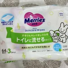 未使用 メリーズ おしり拭き トイレに流せるのサムネイル